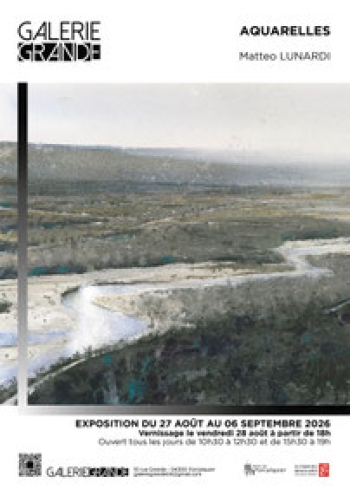 Aquarelles de Matteo Lunardi - Galerie Grande - Forcalquier
