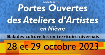 Portes Ouvertes 2023 des Ateliers d'Artistes en Nièvre