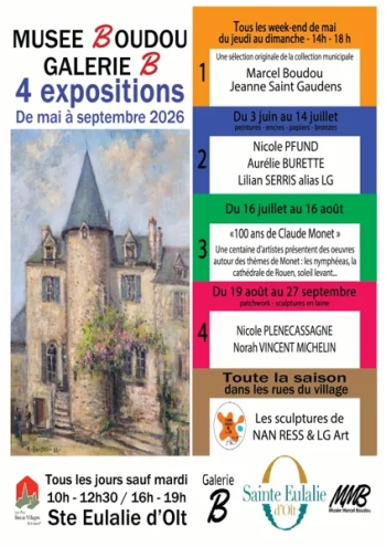 Patchwork et sculptures en laine - Musée Marcel Boudou - Sainte-Eulalie-d’Olt