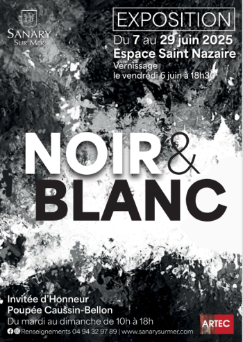 Noir et blanc - SANARY SUR MER