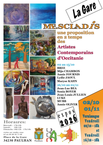 🎨 Mescladis – Artistes Contemporains d'Occitanie – Paulhan