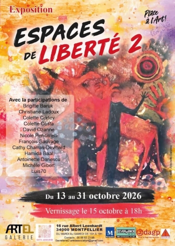🎨 Espaces de Liberté 2 – Artel Galerie – Montpellier