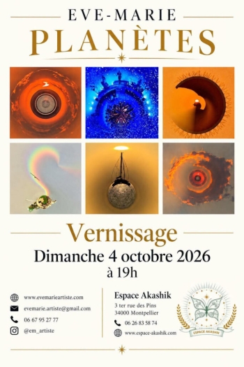 🌌 Planètes – Eve-Marie – Espace Akashik – Montpellier