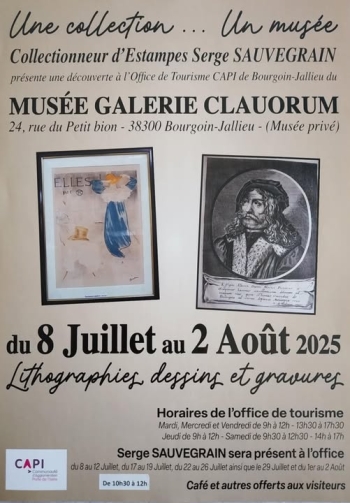 Musée Galerie Clauorum Bourgoin jallieu - Lythographies dessins et gravures