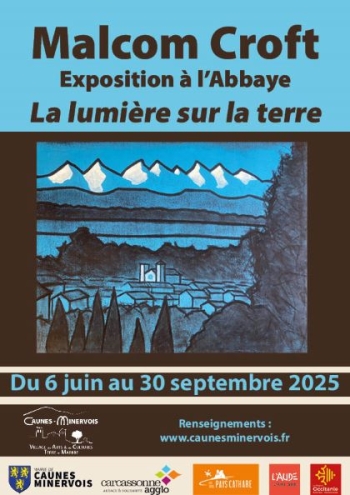 La lumière sur la terre, Maclcom Croft - Abbaye de Caunes-Minervois