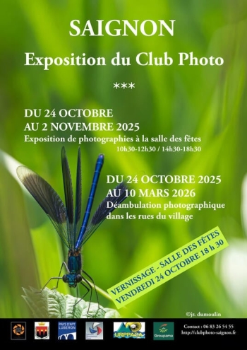 21 photographes du Club Photo de Saignon exposent - Saignon