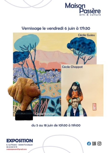 Cécile Chappat, Cécile Guieu et Cécile Romhein -