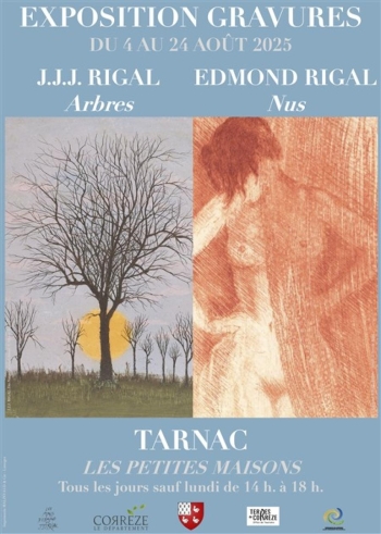 Les Nus d'Edmond RIGAL et les Arbres de J.J.J. RIGAL - Tarnac