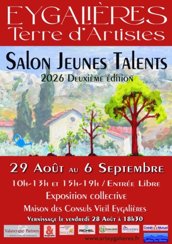 Salon Jeunes Talents 2026 – Maison des Consuls – Eygalières