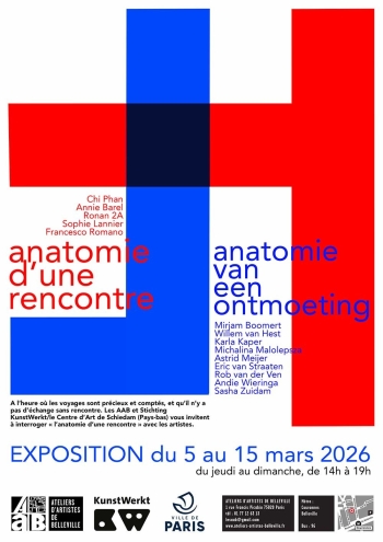 Anatomie d'une rencontre - Ateliers d'Artistes de Belleville - Galerie AAB - Paris 20e