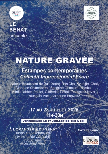 "Nature Gravée" à l'Orangerie du Sénat - Paris