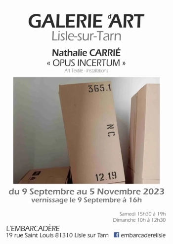Nathalie Carrié, Opus Incertitum